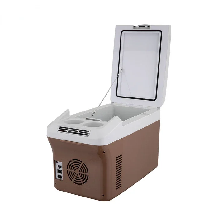 베스트셀러 가정용 AC220V 차량용 DC12V 12L 차량 냉장고 차량/가정 겸용 455X245X295mm 디지털 디스플레이 온도 조절 가능 모델