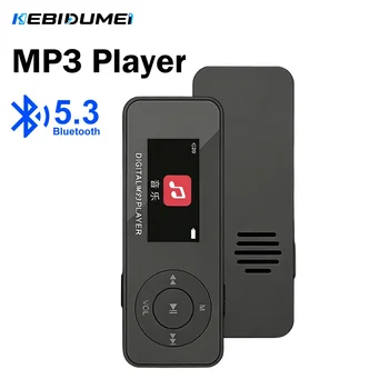 KEBIDUMEI MP3 Player with Screen Bluetooth 5.3 Student Walkman Portable HiFi Music Player Built in Speaker FM Radio E-Book 1