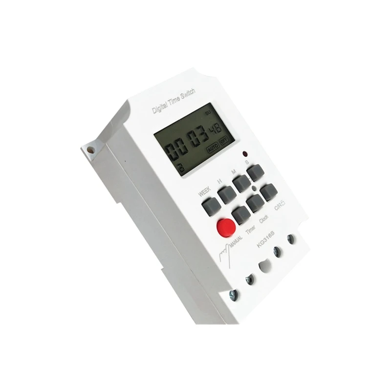 220VAC 25A KG316S Digital 1 Second Timer Switch Automatic Electronic Programmable Power Timer Switch