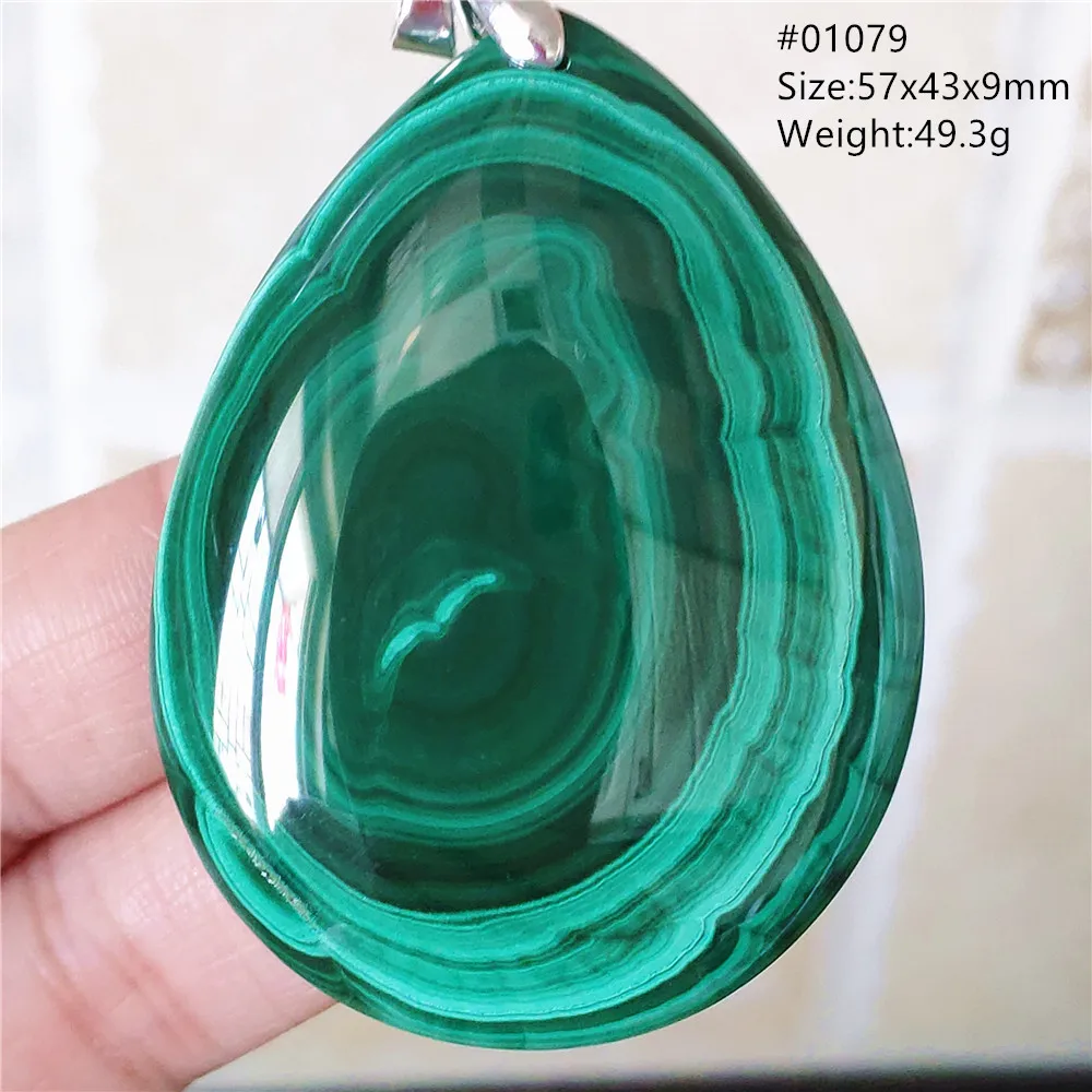

Natural Green Malachite Chrysocolla Pendant Women Men Jewelry Malachite Pendant Necklace Fashion Gemstone AAAAAA