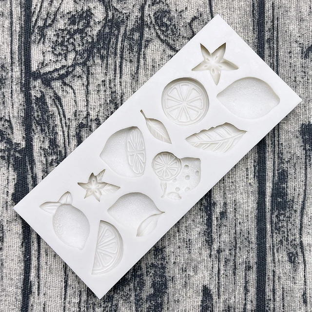 Citrom Narancssárga Szilikon Cukrász Penész Gyanta Szerszámok Csokoládé Cupcake Sütés Fondant Sütemény Díszítő - Image 3