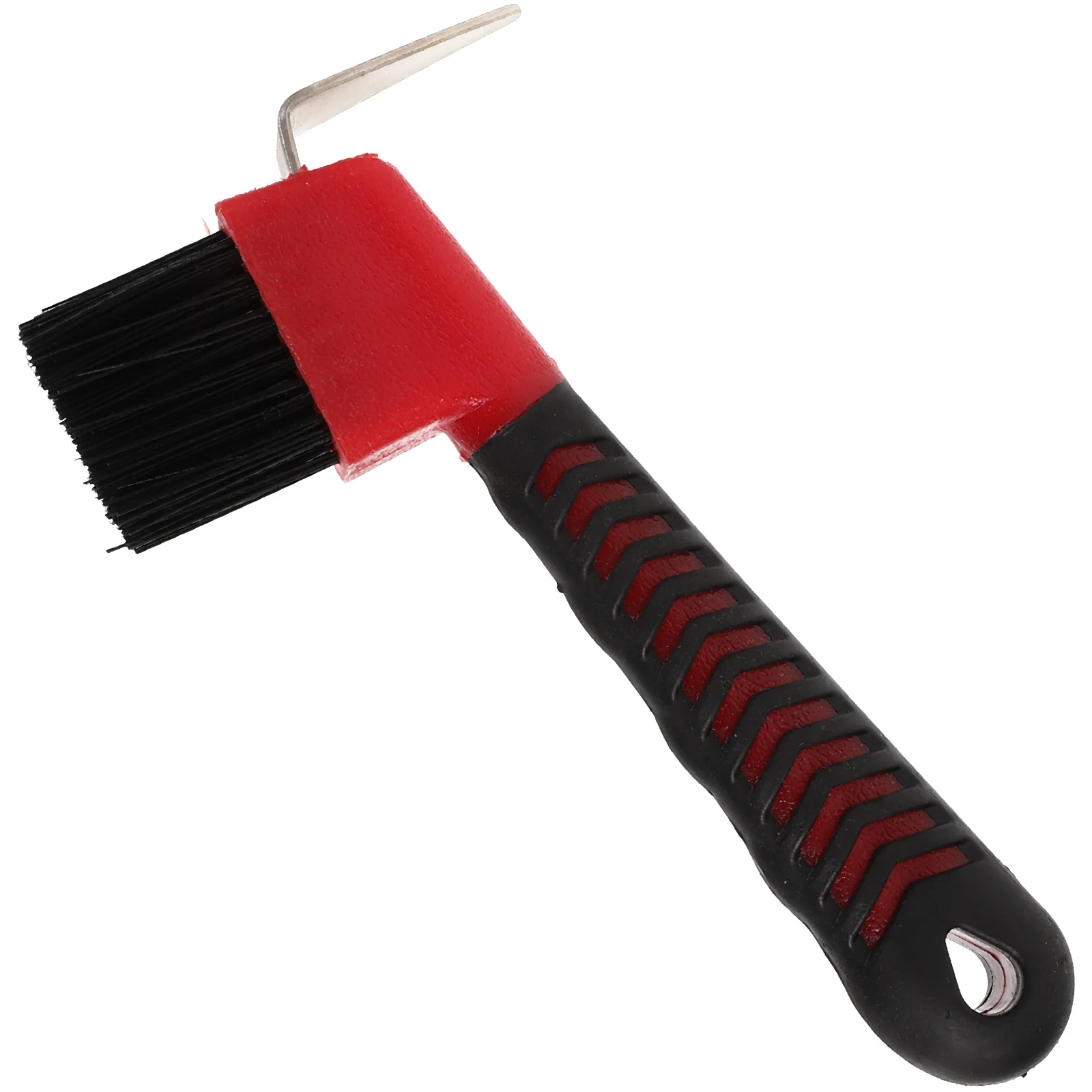 

Anti-Slip Grip Hoof Pick Rubber With Brush Nylon Kit Hoof Care Grooming Brush Professional Cleaning