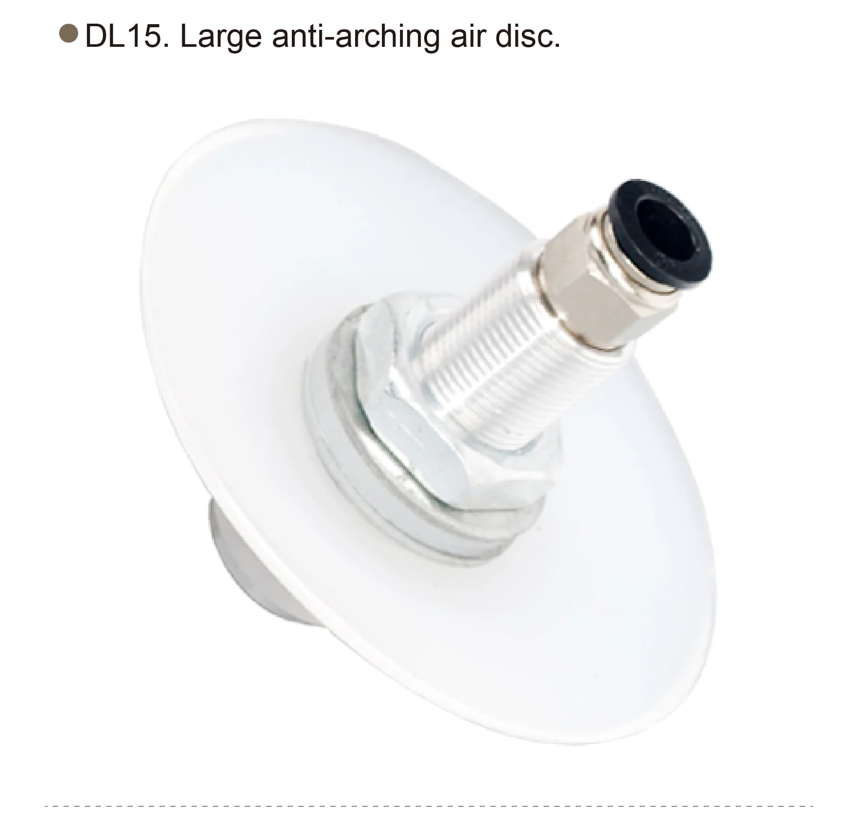 DL15 Vibrating Bin Aerator Air Pad Flow Aid Disc Stainless Steel Pneumatic Arch