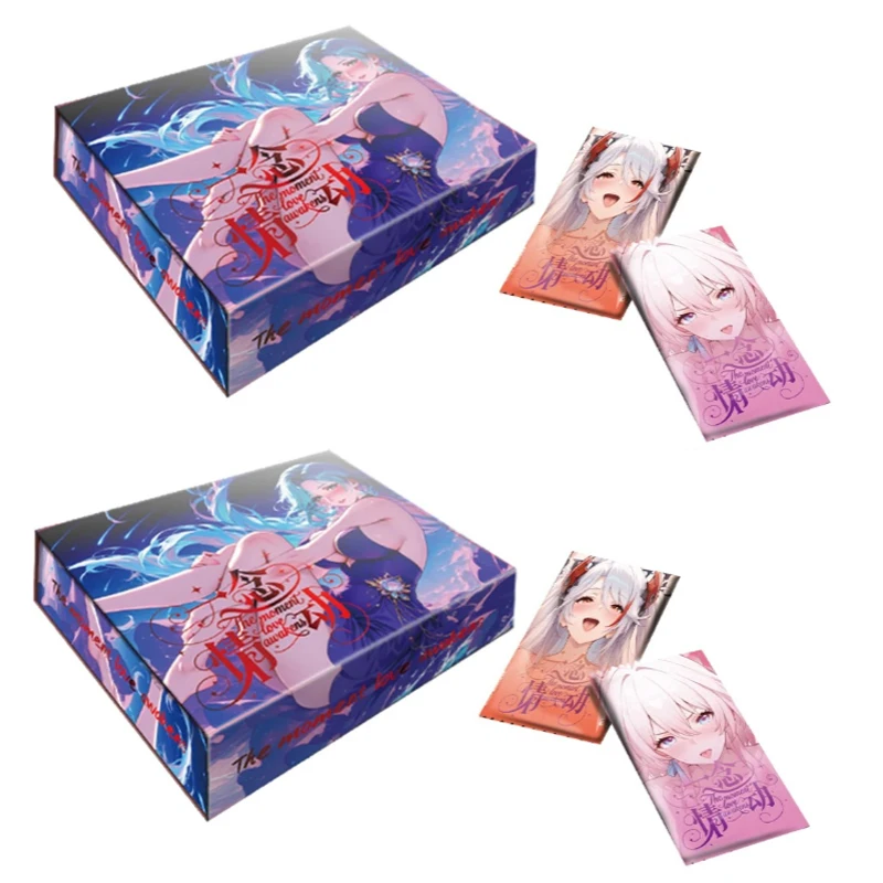 4BOX YISISHIER Meikashe The Moment Love Awakers 여신 스토리 카드 Waifu 부스터 박스 CCG ACG Doujin 장난감 및 취미 선물