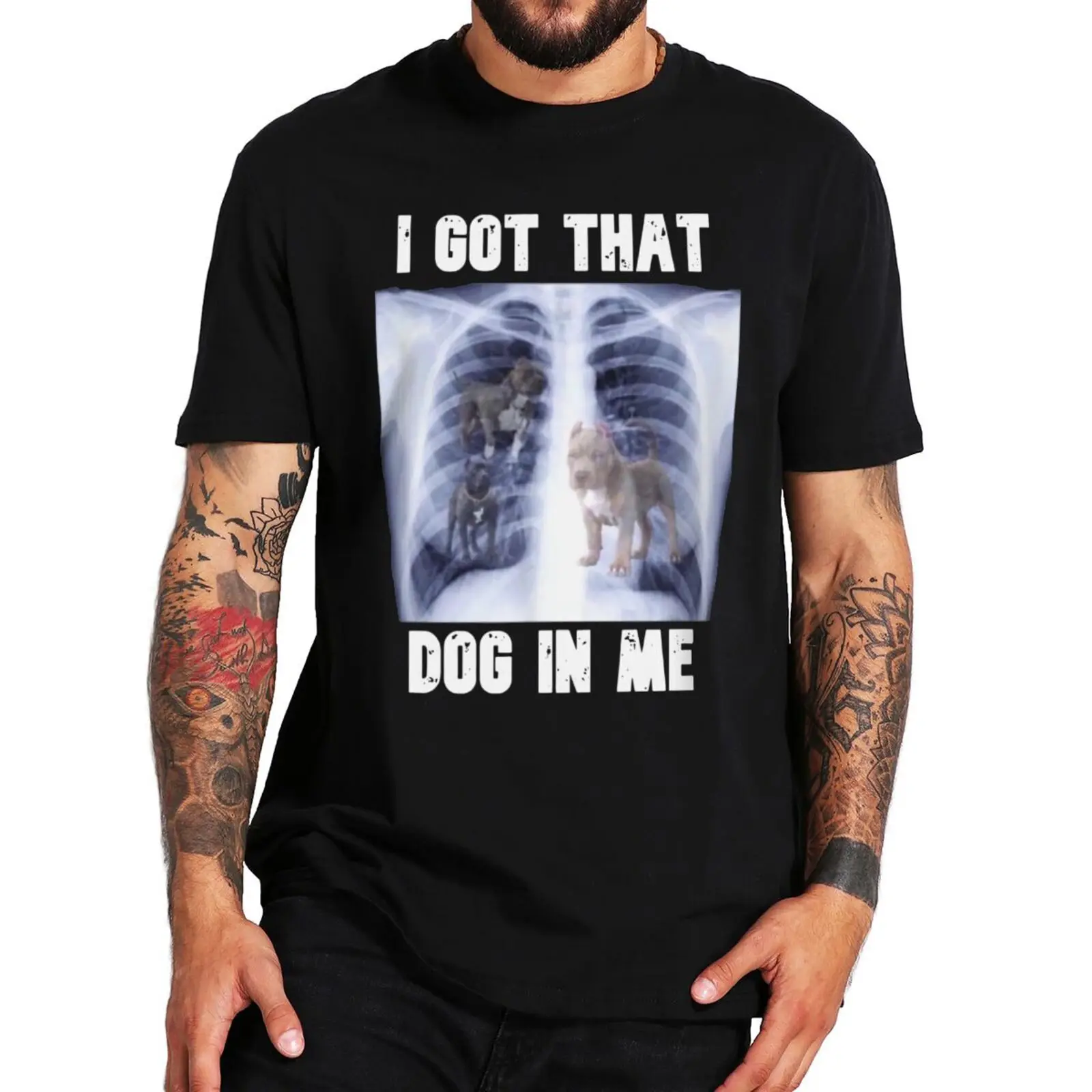 

Футболка мужская с надписью «I Got that Dog In Me», футболка, Спортивная, вдохновленная цитатами, хлопковая, с коротким рукавом, унисекс, летняя футболка с круглым вырезом, мужской, Женский Топ