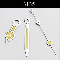 Green Luminous Watch Hands for Automatic Movement - Silver, Blue, Gold Pointer Design (Yellow 10)
