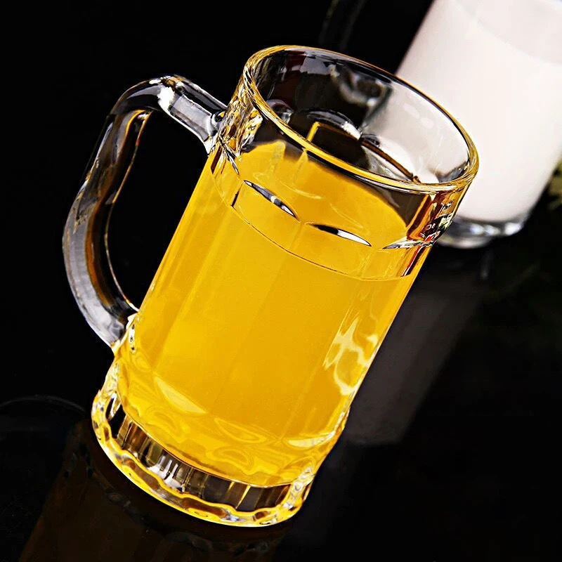 Coffee Cup 500ML Transparent Beer Mug Acrylic Plastic Unbreakable Milk Coffee Juice Water Cup Barware Drinkware for Home Party Bar Karaoke