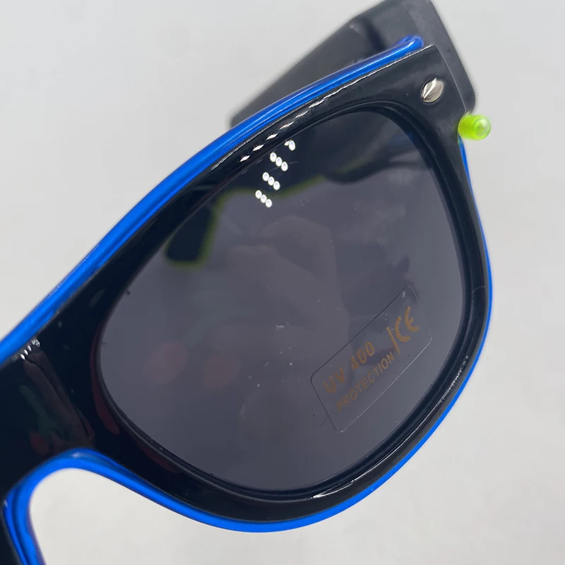 Kabellose coole LED-Sonnenbrille für Glow Party, leuchtende Brille, leuchtet im Dunkeln, UV400-Brille, Unisex, Festival-Geschenk, blinkendes Spielzeug – Detail 9