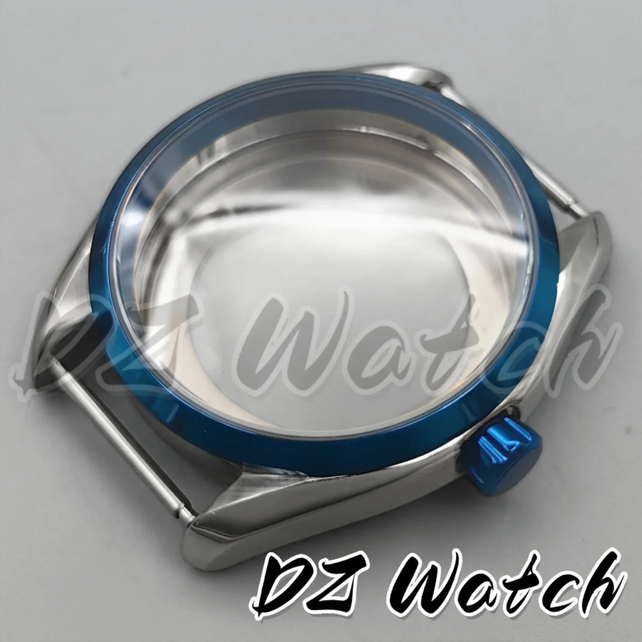 Elegant 40MM PVD Bronze/Rose Gold Sapphire Crystal Watch Case with 33.5mm Watch Dial and Accessories