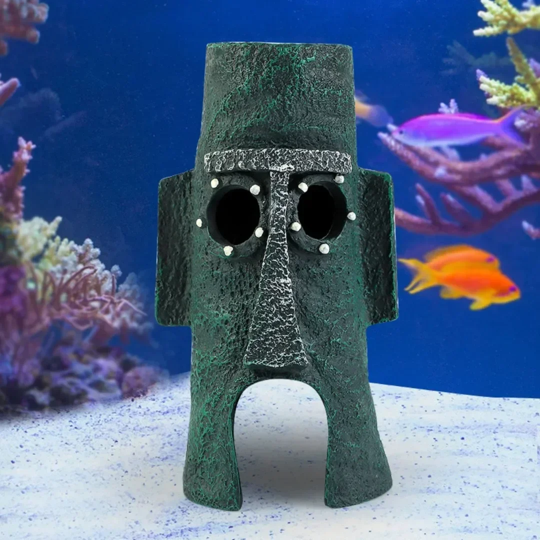 Fish Tank Ornaments CuteAquarium Resin Castle Fish Tank Decorations Castle Tower Ornaments Hiding Cave