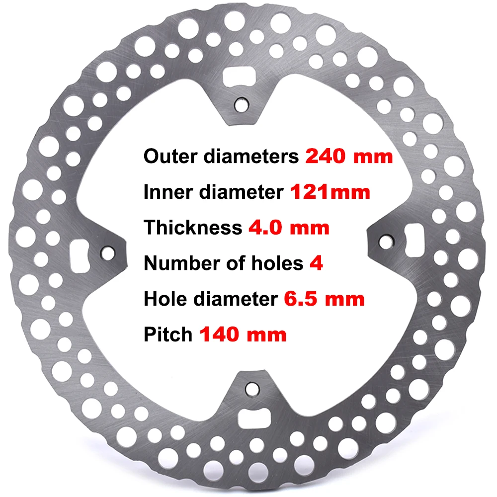 Motorcycle Rear Brake Disc Rotor Stainless Steel For HONDA CBR600RR Motorcycle Rear Brake Disc Rotor Stainless Steel For HONDA CBR600RR