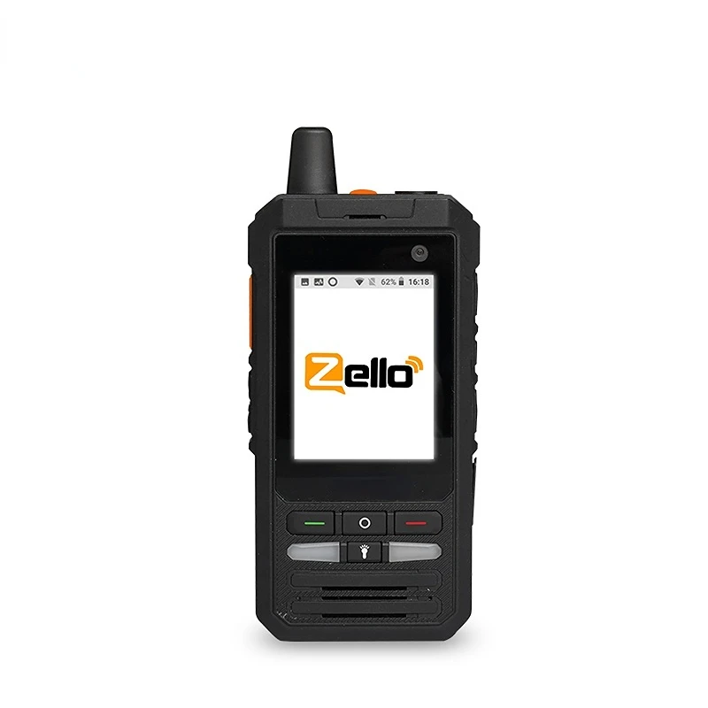 

Walkie Talkie Phone Zello APP 4G Network Mobile Radio 100 Miles Long Range Handheld Smartphone WiFi Camera GPS Screen Android