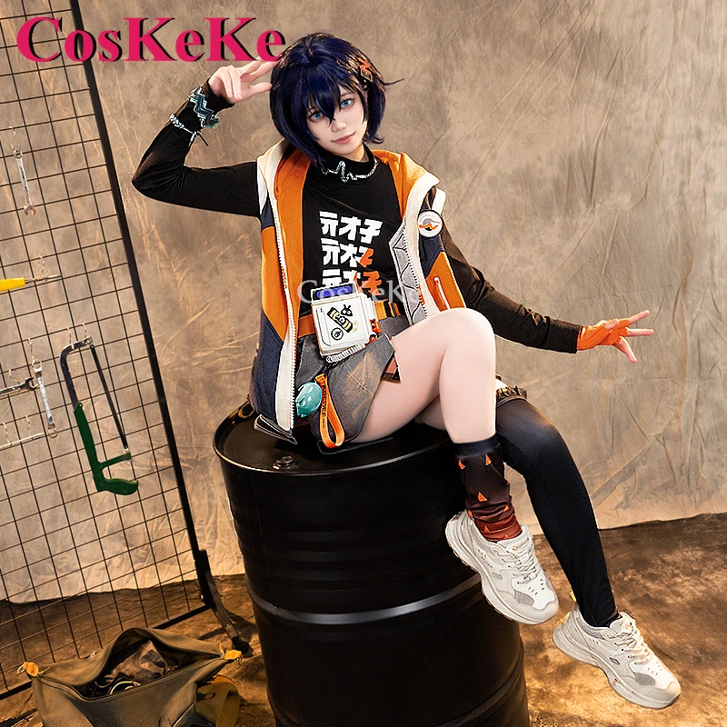 

CosKeKe Belle Cosplay Game Zenless Zone Zero Costume Fashion Battle Uniforms Women Halloween Party Role Play Clothing S-3XL New