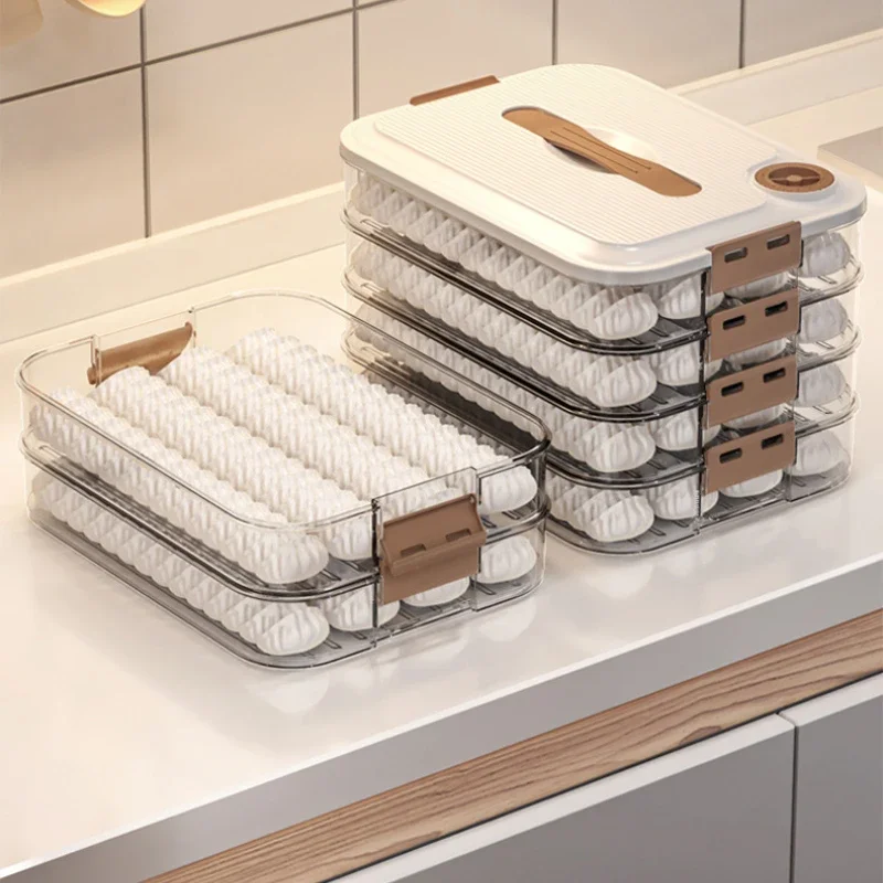 Dumpling Storage Frozen Box Refrigerator Frozen Dumplings Multi-layer Food Grade Household Dumpling Frozen Fresh-keeping Box
