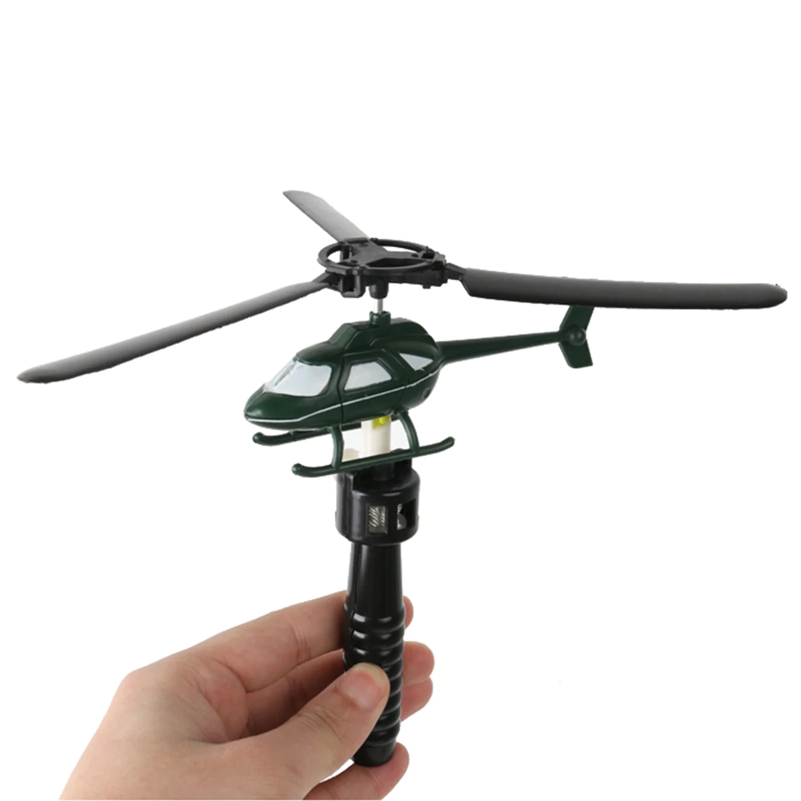 Pull String Helicopter Toy Creative Funny Copter Toy Educational Gift Toy for Children Kids (Random Color) 5