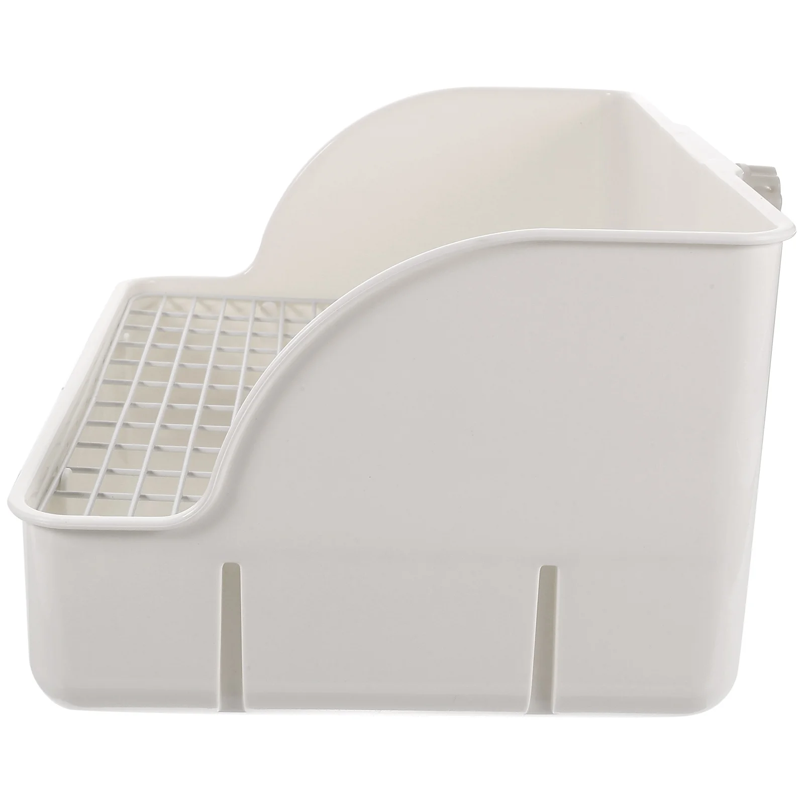 

Pet Rabbit Potty Washable Dog Pee Pads Cage Toilet for Bunny Hamster White Trainer