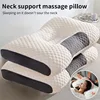 Neck Pillow Help Sleep And Protect The Neck Cervical Orthopedic Household Soybean Fiber SPA Massage Pillow For Sleeping New 1