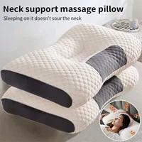 Neck Pillow Help Sleep And Protect The Neck Cervical Orthopedic Household Soybean Fiber SPA Massage Pillow For Sleeping New 1
