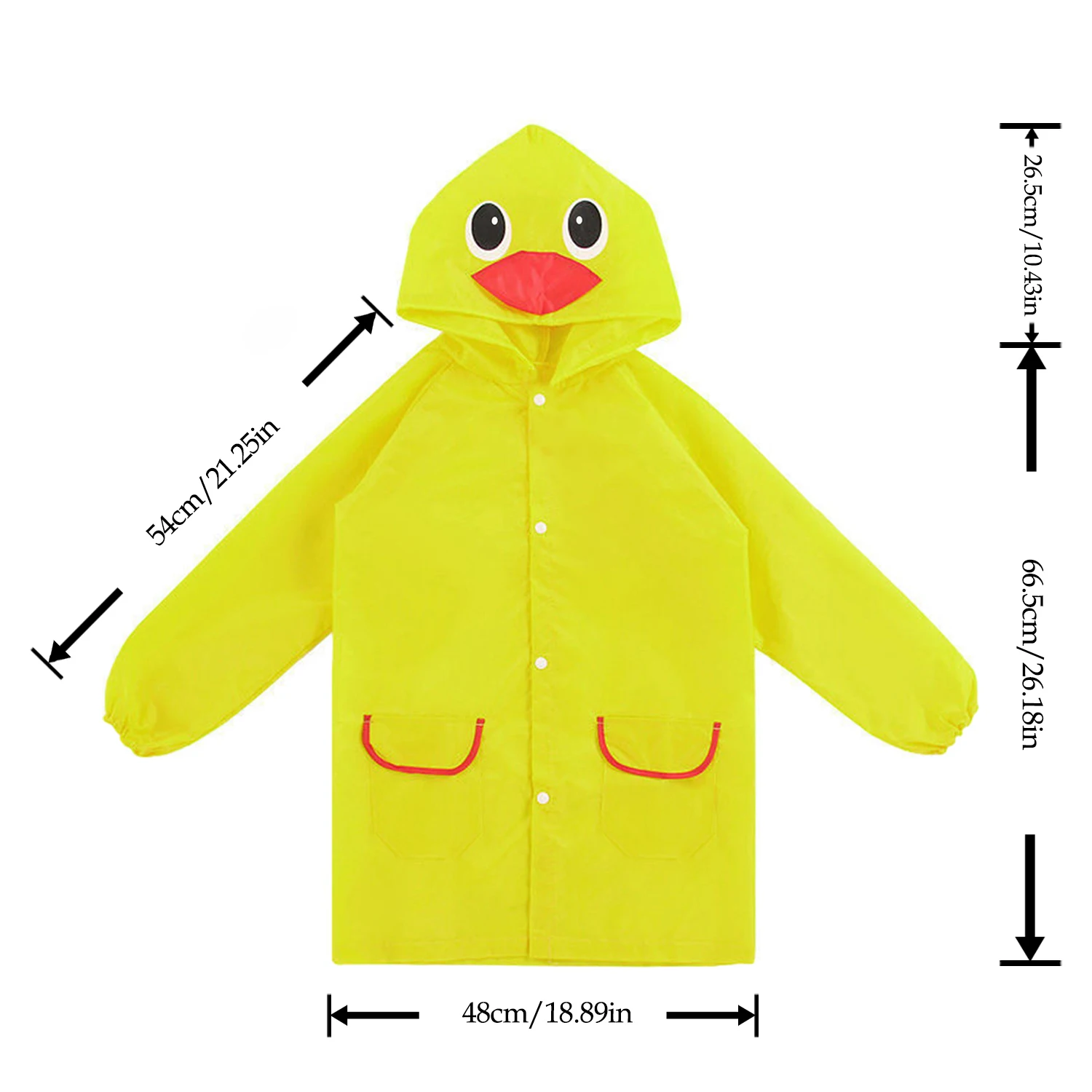 Kids Cartoon Raincoat Set 6