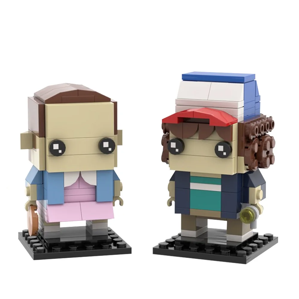thumbnail image 1 of MOC Eleven Brickheadz Demodog Monster Building Blocks Kit For Strangers Things Pizza Van Truck Bricks Toys For Children Kid Gift, 1 of 5