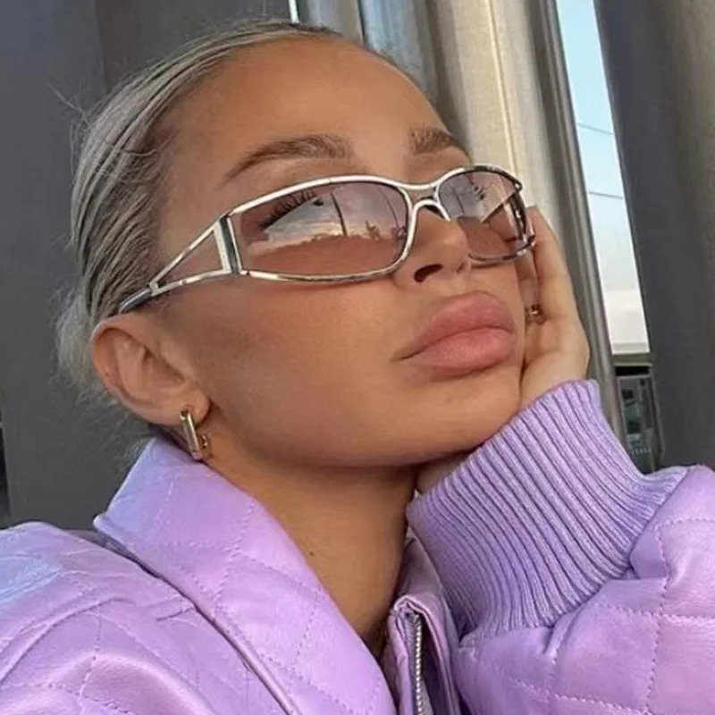 Y2K Oversized Gradient Goggle Sunglasses