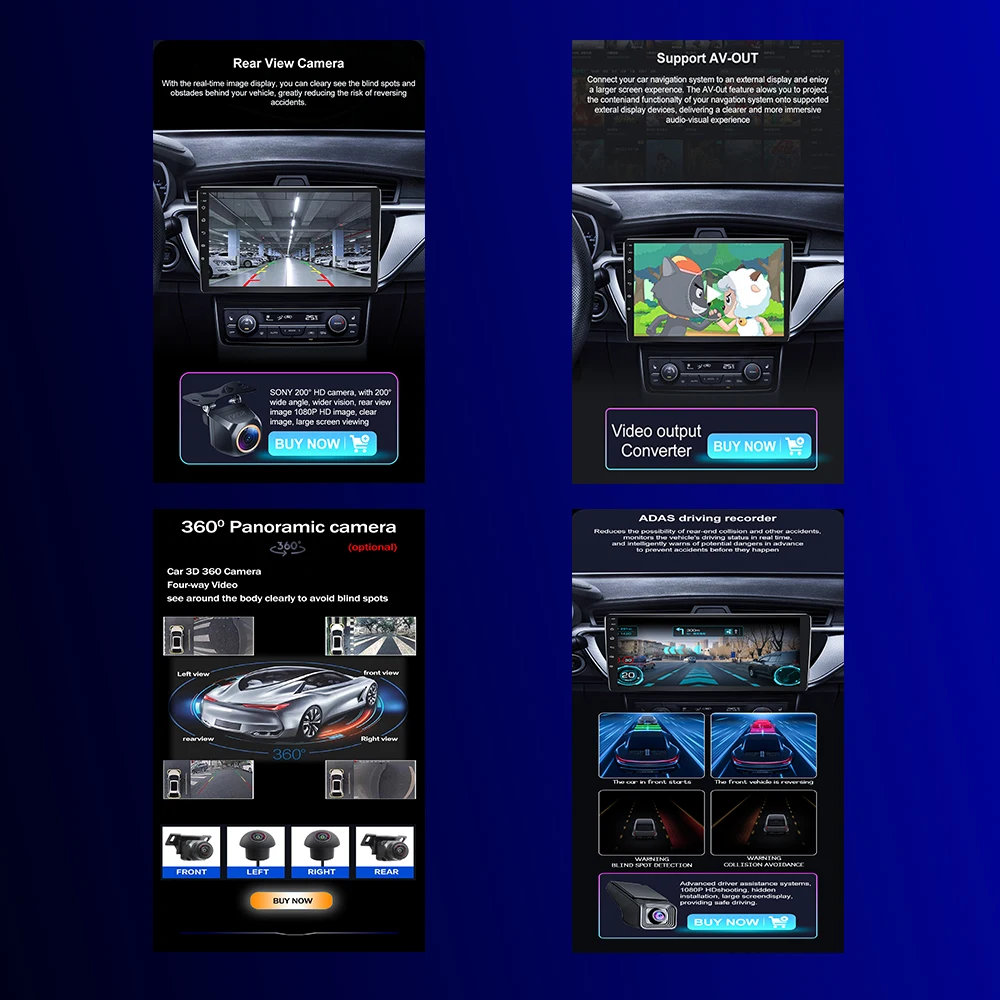 شاشة أندرويد تدعم ابل كار بلاي واندرويد اوتو لسيار...