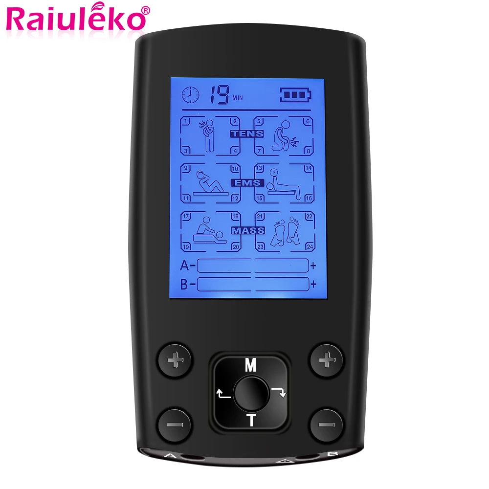 

TENS Machine Physiotherapy Microcurrent Massager Low Frequency Therapy Device Electric Muscle Stimulator Pain Relief Health Care