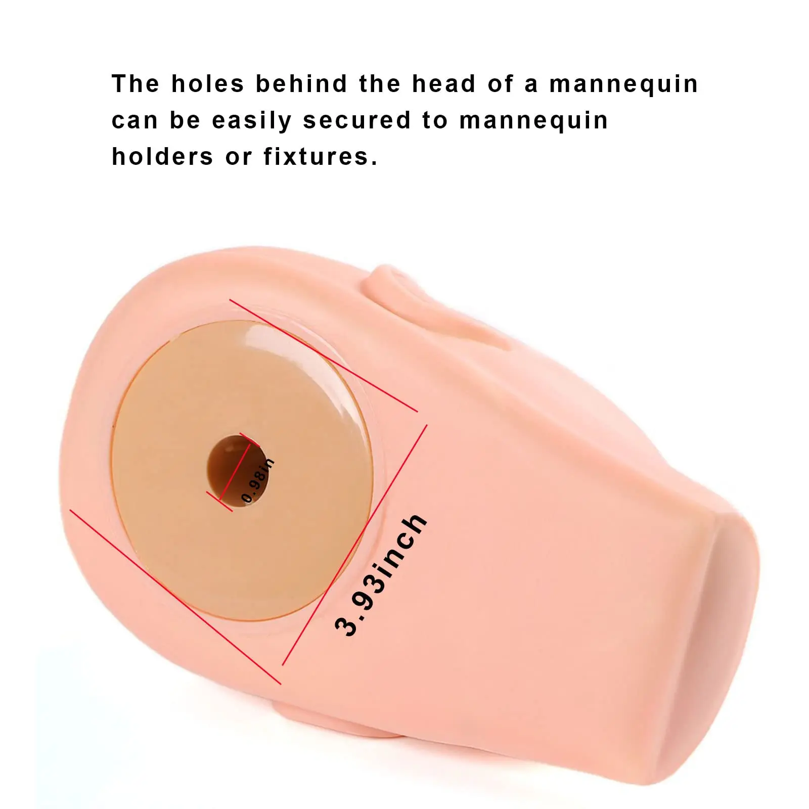 Fake Head Mould Mannequin Head Training Makeup Model Rubber Eye Facial Eyelash Eyelash Extension Makeup Practice Heads