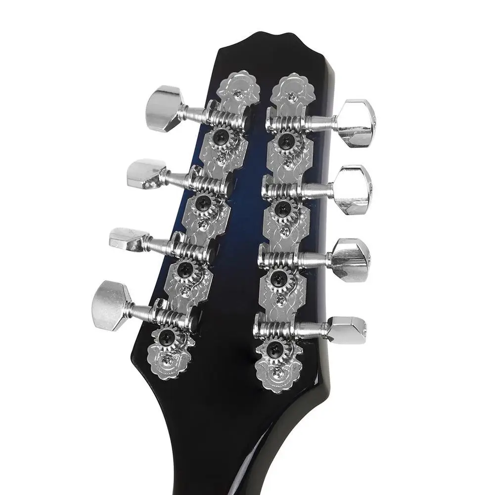 Mandolin 8 Strings Linden Wood Construction Acoustic Mandolin Musical Instrument for Beginner Children Students