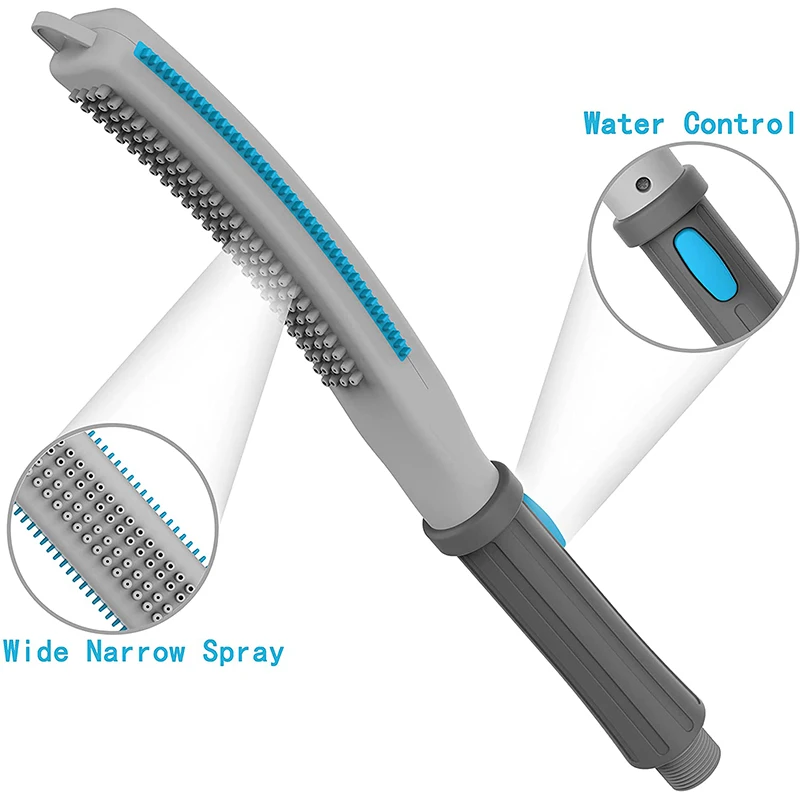 Pet Shower Sprayer Attachment Dog Shower Head Accessories Dog Brush for Fast and Easy at Home Cleaning bath showerhead