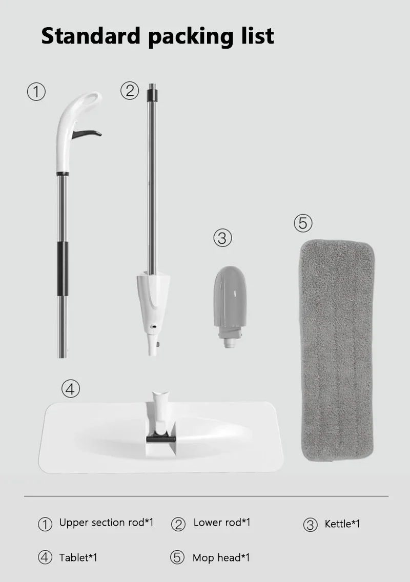 Multi-Angle Rotating Spray Mop