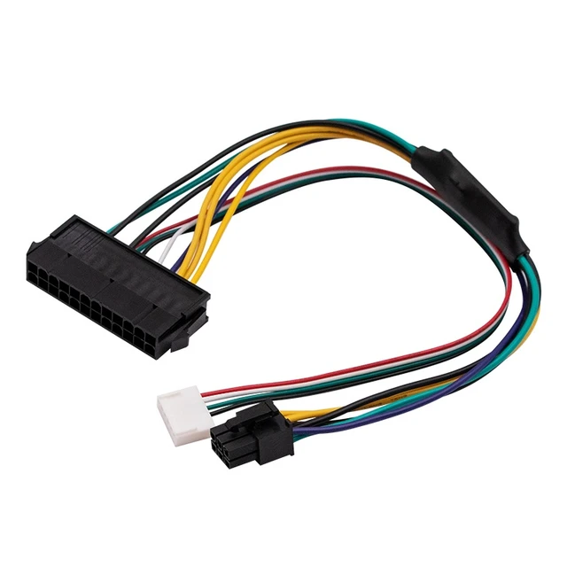 24 Pin A 6P Adaptateur D'Alimentation Cable Pr HP Elite 8100 8200