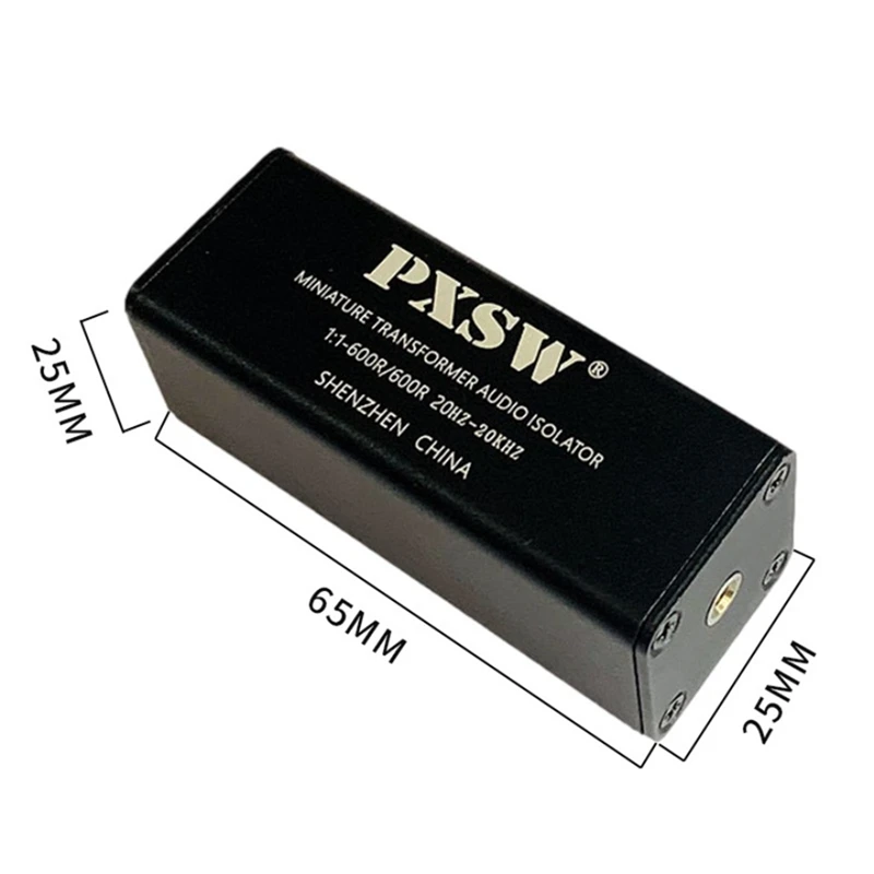 PXSW 3.5Mm Aux Audio Noise Filter Audio Isolator Current Sound Noise Isolator To Eliminate Audio Noise Common Ground Isolator 6