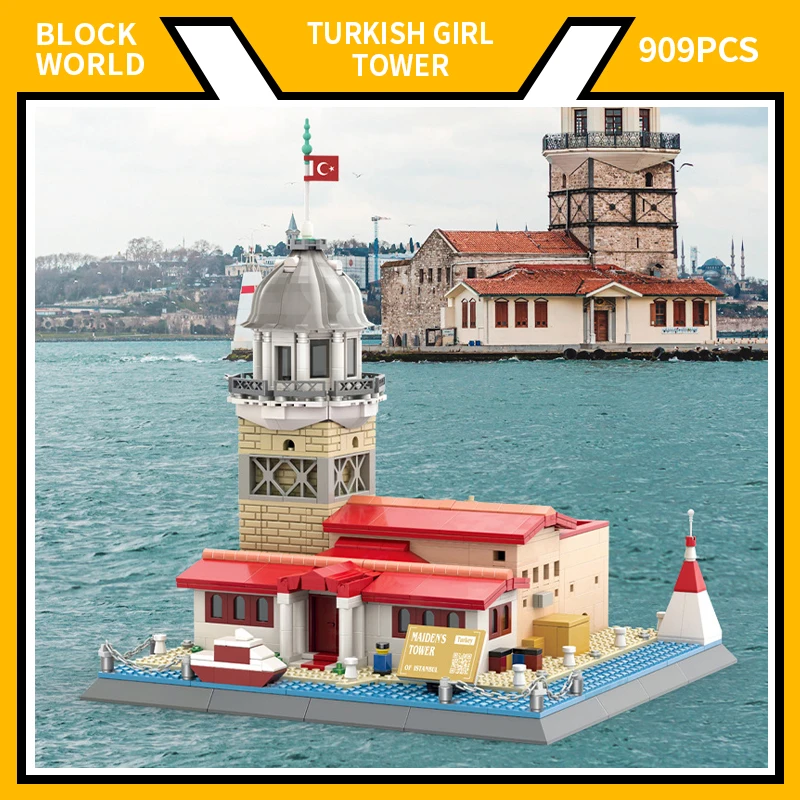 WanGeCityArchitectureBuildingBlocksMaidensTowerConstruction