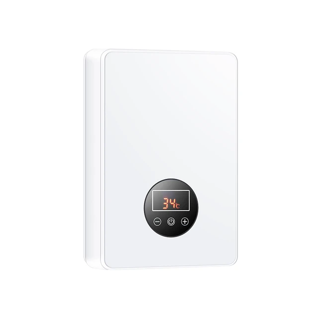 3KW 1 phase instant electric tankless mini on demand thermal hot and cold  water geyser bath water heater - AliExpress