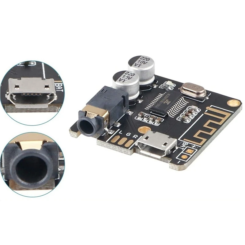 MP3 Bluetooth Decoder +AUX Audio Cable Kit MP3 Bluetooth Decoder Lossless Car Speaker Audio Amplifier Board Module