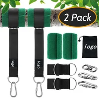 Outdoor swing hammock strapping spot wholesale encrypted polyester hammock strapping swing rope 1.5M 2M 3M set 1