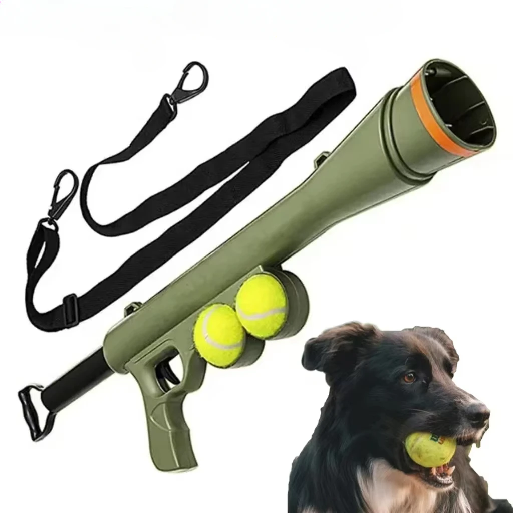 Dog Toy Tennis Ball Machine Gun Launch Range 12m Automatic Pet - Main Image