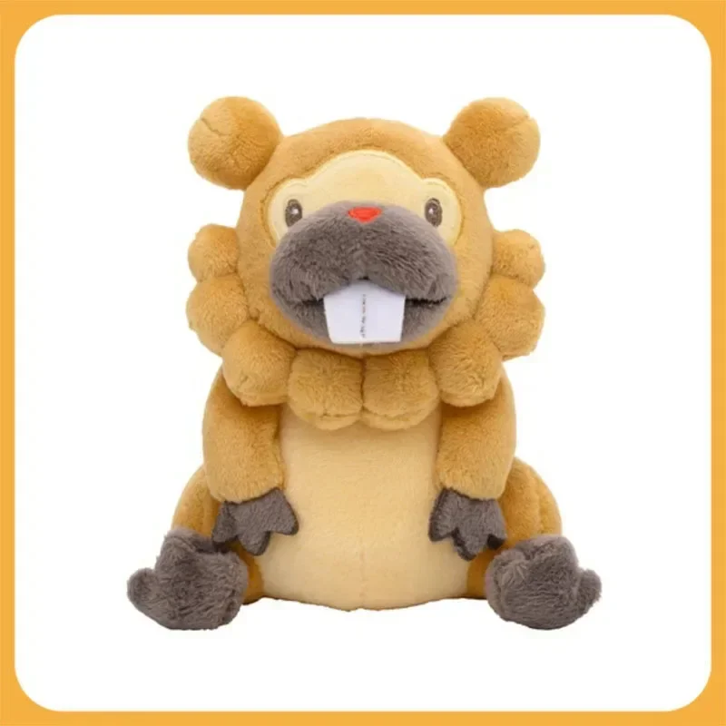 Pokemon Bidoof Bibarel Plush Soft Stuffed Toys Japan Movie Anime Bidoof Dolls Cute Christmas Birthday Kids Gifts 2020 takara tomy pokemon pikachu plush toys stuffed toys japan movie pikachu anime dolls christmas birthday gifts for kids