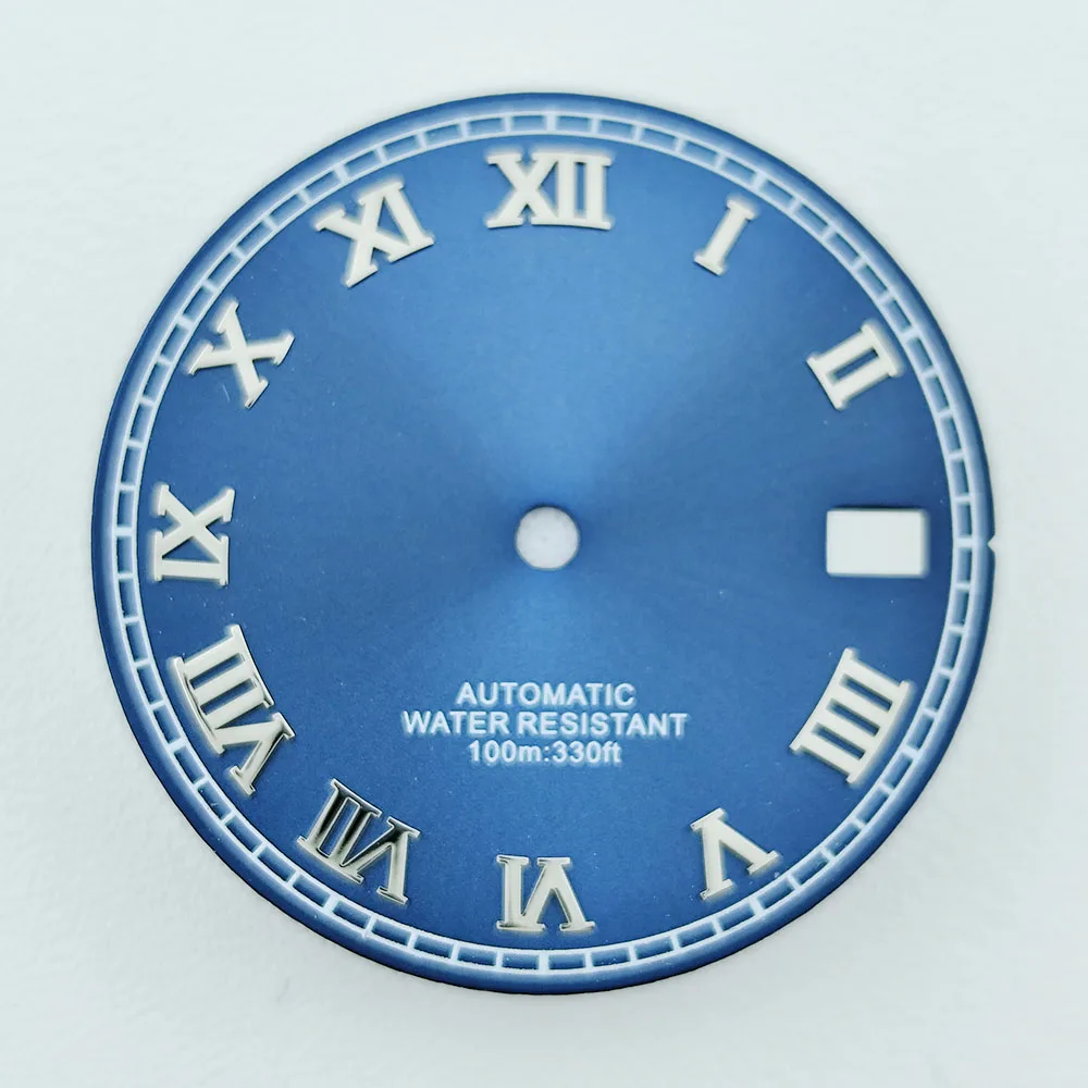 NH 35 dial Roman numerals dial watch 28.5mm men's watch suitable for NH 35 movement accessories
