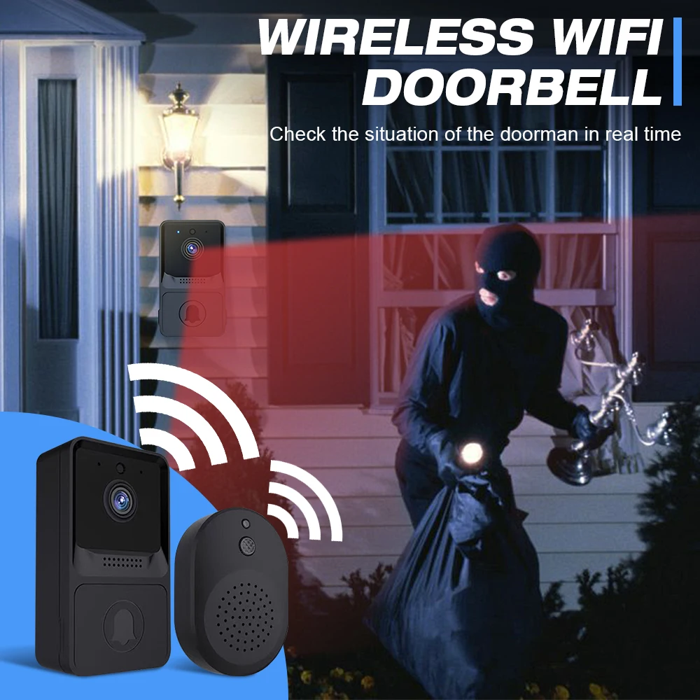 Xiaomi WIFI Smart Video Doorbell Smart Home Wireless Phone Camera Security Video Intercom HD IR Night Vision For Apartment tools