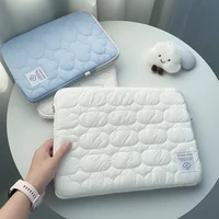 New Cloud Laptop Sleeve Ipad Bag Cotton Large Capacity Storage Embroidery 11/13/14 /15 15.6 16 Inch Notebook Pouch - Image 3