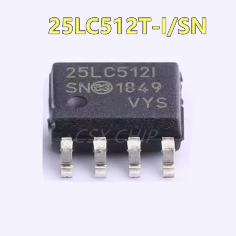 

20 шт./лот 25LC512T-I/SN 25LC512-I/SN 25LC512I-SN 25LC512I SOP-8 новые и оригинальные строчки