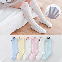 Spring and Summer Newborn Cartoon Three-dimensional Mesh Breathable Over The Knee and Leg Mosquito Proof Baby Cotton Socks 1