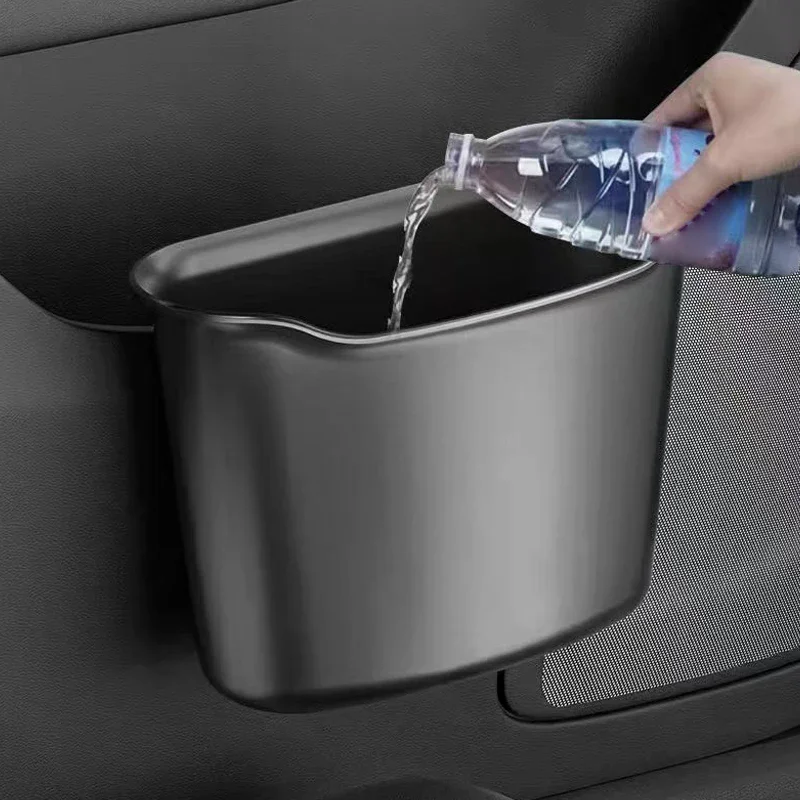 누출 방지 자동차 쓰레기통 소형 다목적 누출 방지 쓰레기통 보관 정리함 자동차 쓰레기통
