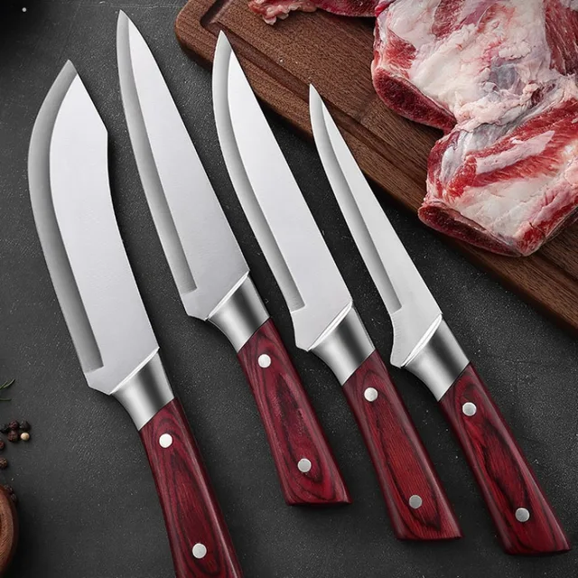 Couteau à désosser couteaux de cuisine professionnels couperet à viande en acier inoxydable couteau de Chef couteaux de cuisine couteau à fruits fournitures de cuisine 1