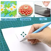 Carving Utility Knife With 12 Blade Scrapbooking Diy Hand Account Paper Cutter Art Cutter Engraving Tools Stationery Supplies 2