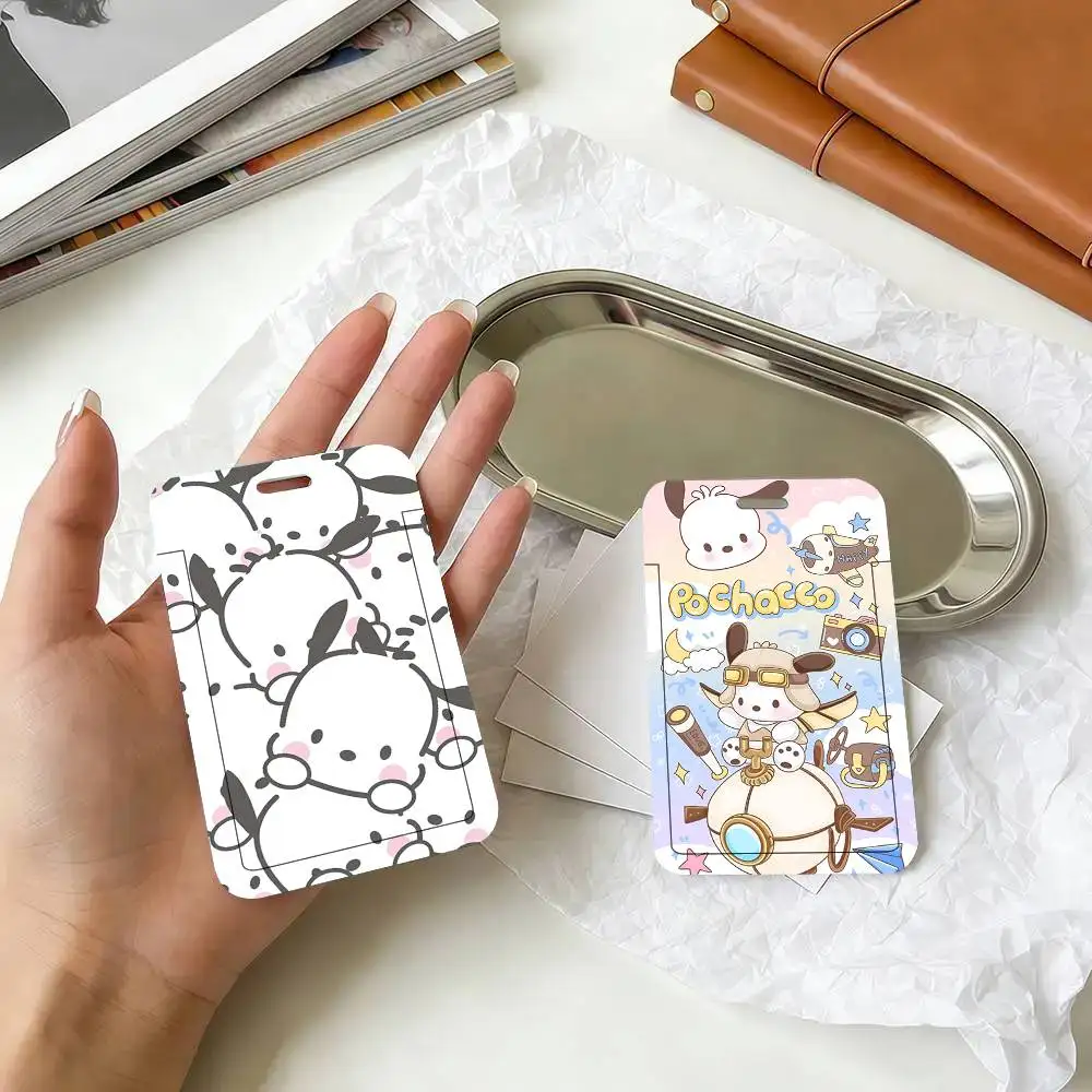 Charming P-Pochacco Dog Lanyard ID Card Holder Neckband - Accessory Gift
