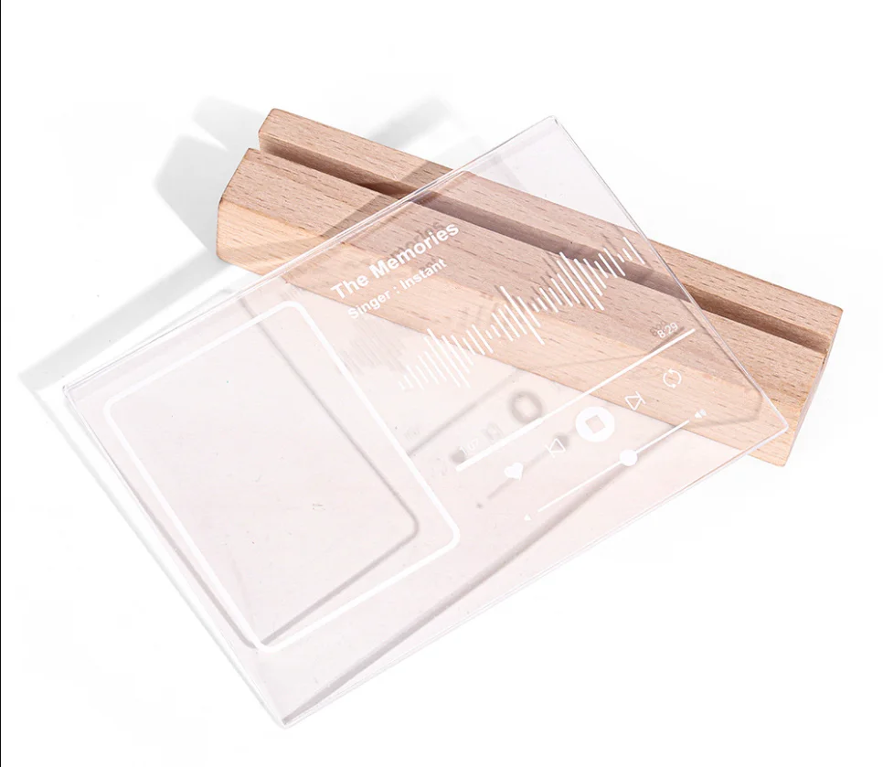 Fuji Instant Photography 3-Inch 3-In-1 Light Set Photo Frame Mini Photo Transparent Luminous Frame