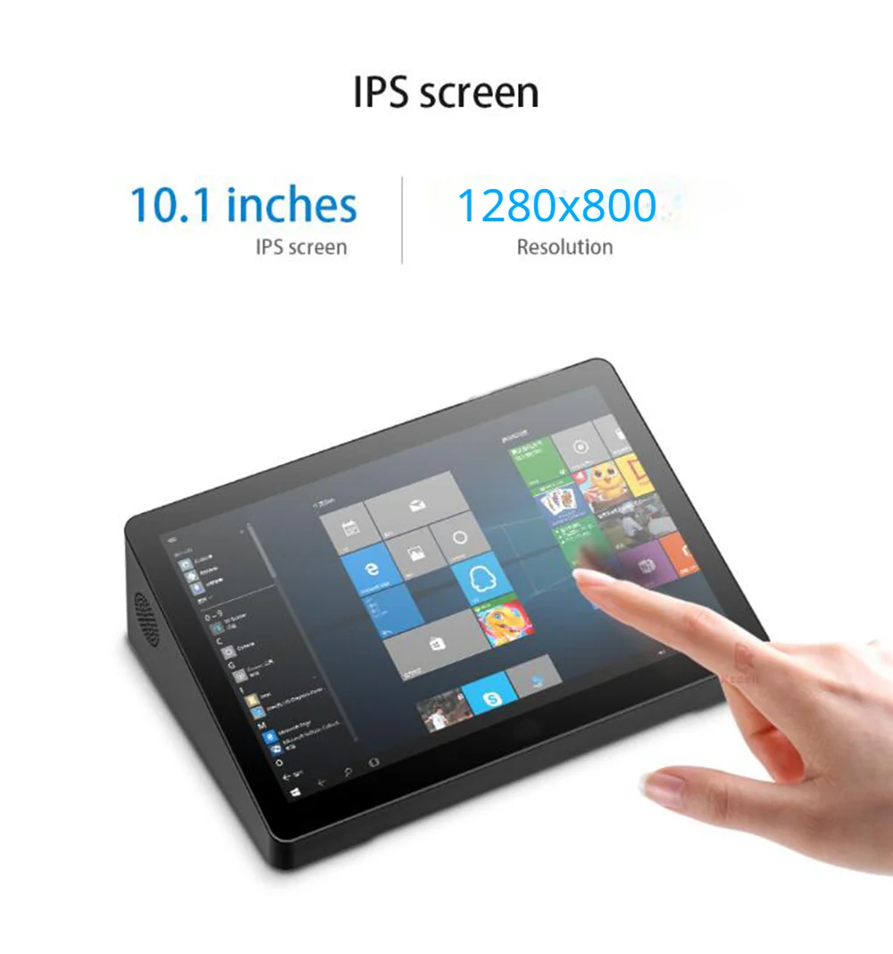 2023 All In One Tablet Windows 10 RJ45 Mini PC Box 10.1inch Touch Screen Intel Core I5 I7-3770 16GB RAM No Battery WiFi Camera 3